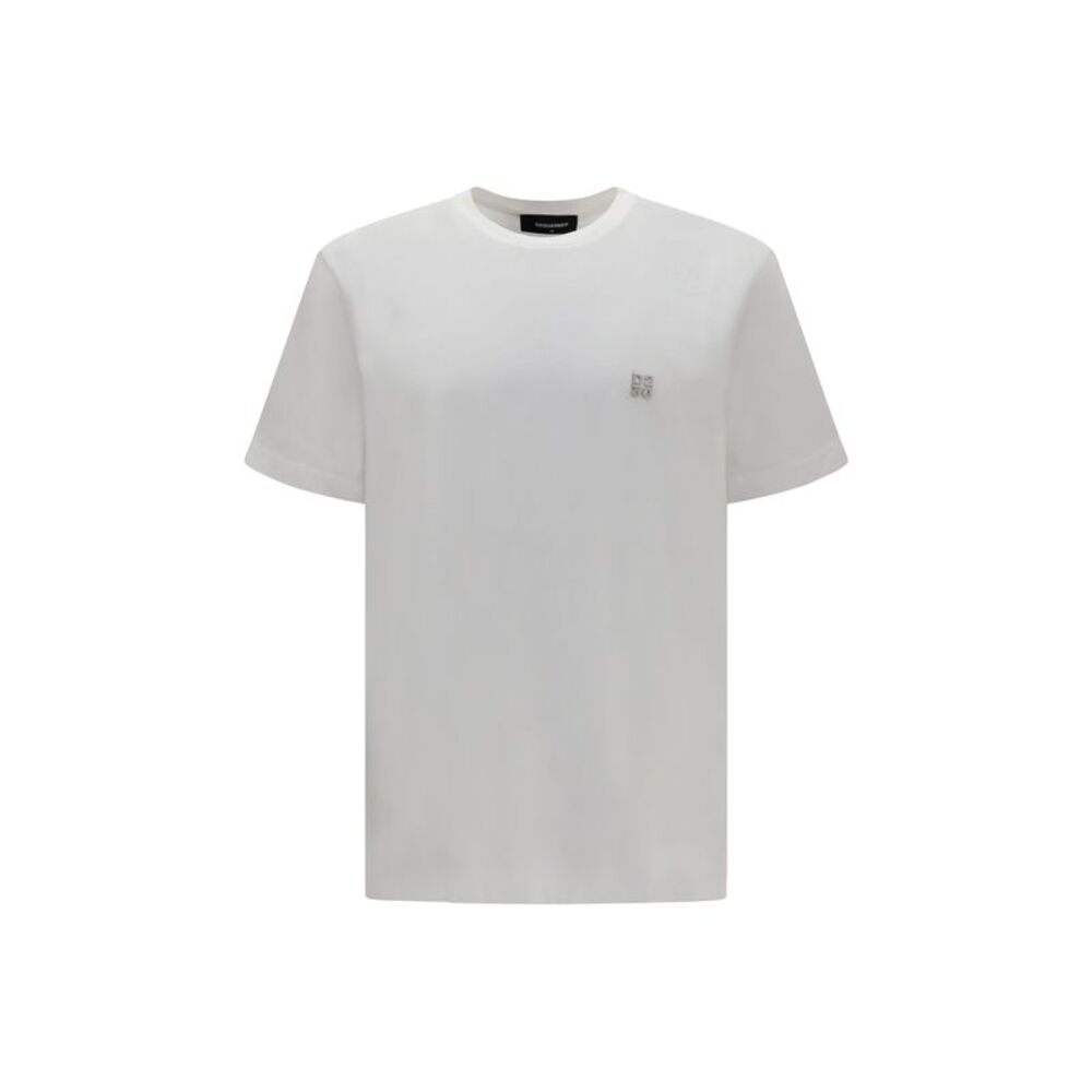 Dsquared2 Men Metal D2 Cotton T-Shirt